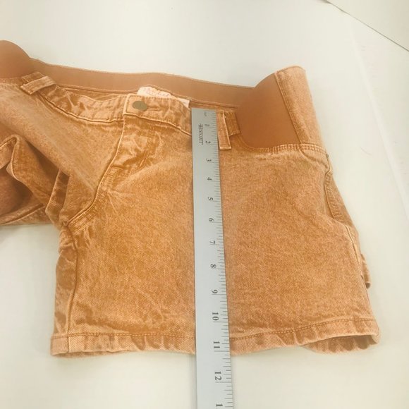 Isabel Maternity Ingrid/Isabel Women's Size 4 Side Panel Brown Carpenter Short - Picture 10 of 16